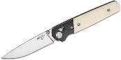 BCWSB22 Couteau Bear & Son WSB22 Lawman Lame Acier D2 Manche Os/FCarbone Sécurité Crossbar Lock USA - Livraison Gratuite