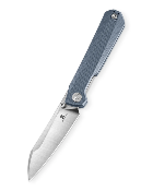 BTKMK20C — Couteau Pliant Bestechman Curvee Liner Lock Lame Acier AEB-L Two-Tone Manche Plaquettes G10 Bleu Front Flipper Thumb Stud Livraison Gratuite