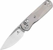 BTKMK21A Couteau Bestechman Sprite | Lame Acier M390 Two-Tone Drop Point | Manche Titane Bead Blasted | B-Lock | Livraison Gratuite