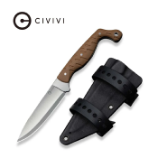 CIVC230782 CIVIVI MDRN Hunter C23078-1 – Couteau Fixe Drop Point | Lame Nitro-V Stonewashed | Manche G10 Brown Etui Kydex - Livraison Gratuite