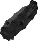 CIVC24028DS1 — Couteau Civivi Natterjack Lame Acier Damas Noir Clip-Point Manche G10 Noir Rainuré Button Lock - Livraison Gratuite