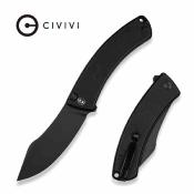 CIVC240791 CIVIVI Outlaw Muk – Couteau pliant lame Acier 14C28N Manche G10 Black Button Lock – Livraison Gratuite 