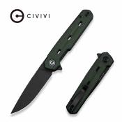 CIVC25015A2 Civivi Navo Green – Couteau Pliant Lame Acier Nitro-V Green Manche Micarta, Roulements Ceramique – Livraison Gratuite