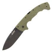 CSFL50MAX Couteau Cold Steel 5-Max Dark Green Lame Acier S35VN Blackwash Tri-Ad Lock - Livraison Gratuite