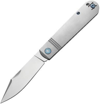 DTK4386TG Couteau DREAMTECH Slip Joint Lame Acier VG-10 Satin Manche Titane Gris - Livraison Gratuite