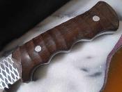 ERFIX126 Elk Ridge - Couteau Kukri Manche Bois Lame Acier Inoxydable Kukri Étui Cuir - Livraison Gratuite