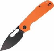 EUT015 Couteau Eutektik EFD | Lame Acier 14C28N Black Manche G10 Orange Liner Lock - Livraison Gratuite