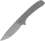 FF009Y Couteau Ferrum Forge Gent 2.0 Gray Lame Acier 9Cr13MoV IKBS - Livraison Gratuite