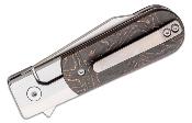 FKCMD115 Couteau FINCH Model 1929 Coppertone Carbon Fiber Lame Acier 154CM IKBS - Livraison Gratuite
