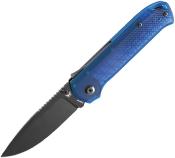 FLY1395BB Couteau Flytanium Arcade Lite Drop Point Lame Acier AUS-10A Manche Polycarbonate Sécurité Shark Lock - Livraison Gratuite