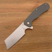 G1807 Gerber Asada | Couteau Lame Cleaver Acier 7Cr17MoV | Manche Onyx Black Aluminum Framelock - Livraison Gratuite
