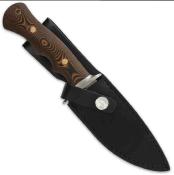 GH5110 Poignard Hibben Tundra Bushcraft Lame Acier 420HC Etui Cuir - Livraison Gratuite