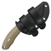 J1958ODG Couteau CJRB Mutt Lame Drop Point Harpoon AR-RPM9 Sand Polish Manche Micarta Étui Kydex  – Livraison Gratuite