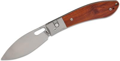 J1959WD Couteau CJRB Sasaya Wood Lame Acier AR-RPM9 Sécurité Button Lock IKBS - Livraison Gratuite