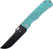 K1041A4 Couteau Kansept Reedus Green Titanium Lame Acier S35VN IKBS - Livraison Gratuite 