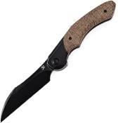 K1059A4 Couteau KANSEPT Cosmos Brown Manche Titane&Micarta Lame Acier CPM 20CV - Livraison Gratuite