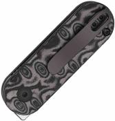 KIV2583A6 Couteau Kizer Mini Bay | Lame Acier 14C28N Satin | Manche Micarta Gray Vortex | Livraison Gratuite