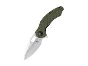 KIV3477C1 Couteau Kizer Mini Roach Green Lame Acier 154CM IKBS - Livraison Gratuite