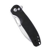 KIV3606C2 Couteau Kizer Azo Hic-cup Black Button Lock Lame Acier 154CM IKBS - Livraison Gratuite