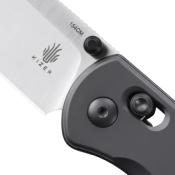 KIV3619C1 Couteau Kizer Azo Drop Bear Gunmetal Lame Acier 154CM IKBS - Livraison Gratuite