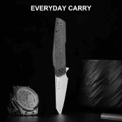 KIV3725A2 Couteau Kizer Skinner Reverse Tanto Lame Acier Nitro-V Manche Micarta Sécurité Liner Lock - Livraison Gratuite