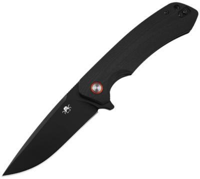 KKNJ146BKB Couteau Pliant Klaken Ridge Lame Acier D2 Manche G10 Noir Linerlock Flipper - Livraison Gratuite