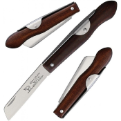 KO197940 Okapi Biltong Slip Joint – Couteau Pliant Traditionnel | Lame Acier Carbone | Manche Bois Brun | Afrique du Sud - Livraison Gratuite