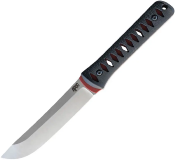 KP41030 Apoc Breeden Torrent – Couteau Fixe | Lame Drop Point D2 Deux Tons | Manche Micarta Noir/ G10 Rouge | Étui Kydex  - Livraison Gratuite