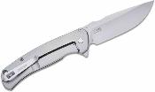 KS1416X Couteau Kershaw Scour | Lame Drop Point Acier 8Cr13MoV | Frame Lock Manche Acier Bead Blast - Livraison Gratuite