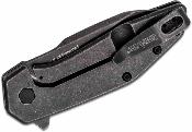 KS2065X Couteau Kershaw Gravel | Lame Reverse Tanto Acier 8Cr13MoV | Frame Lock & Manche Acier Black - Livraison Gratuite