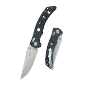 KUB172A Couteau Kubey Hound Black Lame Acier 14C28N IKBS Crossbar Lock - Livraison Gratuite