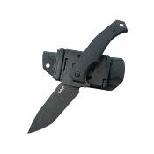 KU184F Kubey Swordfish – Lame Tanto Acier AUS-10 Blackwash Manche G10 Noir Housse Kydex - Livraison Gratuite