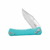KUB396B Couteau pliant Kubey TBO | Lame Clip Point acier 14C28N | Crossbar Lock | Manche G10 Tiffany Blue – Livraison Gratuite