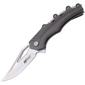 MTA2027GY Couteau Pliant MTech MT-A2027 Lame Acier 3Cr13MoV Manche Acier Gris Linerlock - Livraison Gratuite