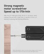 NTL20213 Outils multifonctions 17-en-1 NexTool Gemini Electric Multi Tool Manche Acier Noir - Livraison Gratuite