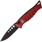 PKCP3RT Couteau Automatique Piranha Auto Amazon Tactical Red Lame Acier 154CM Made USA