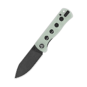 QS150E2 Couteau QSP Canary Jade Folder Lame Acier 14C28N Blackwash IKBS - Livraison Gratuite 