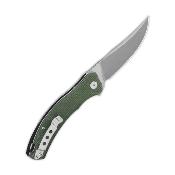 QS151C1 Couteau QSP Walrus Green Lame Acier D2 SW Upswept IKBS - Livraison Gratuite