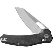 QS164A1 Couteau QSP Emu Black Glyde Lock Lame Acier Sandvik 14C28N Style Wharncliffe SW - Livraison Gratuite