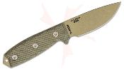 RC3PDT ESEE Knives ESEE-3P-DT | Couteau Fixe Tactique | Lame Acier 1095 Carbone Desert Tan | Manche Micarta | Étui OD Green USA - Livraison Gratuite