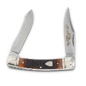 RR2630 Couteau Rough Ryder 30th Anniversary Small Moose - Lame Clip Point Acier 440 - Manche Os Boite - Livraison Gratuite