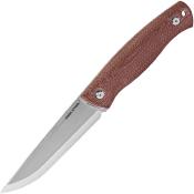 RS3851B Poignard Real Steel Pathfinder Brown Lame Acier 14C28N Etui Nylon - Livraison Gratuite