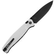 RS7652WB Couteau Real Steel HUGINN White Lame Acier VG-10 Black - Livraison Gratuite