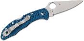 SC11PCBL Couteau Spyderco Delica 4 Lame Acier CPM SPY27 Manche FRN Bleu Cobalt Lockback Made in Japan - Livraison Gratuite 