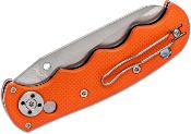 SC165GSOR Couteau Automatique Spyderco Autonomy AUTO Orange Lame Acier H-1 Serrated Made USA - Livraison Gratuite