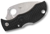 SCMBKWS Couteau Spyderco Manbug Serrated Lame Acier VG10 Made Japan - Livraison Gratuite