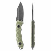 SKW67508 Skallywag Tactical The Mini – Couteau De Cou Lame Acier 420 Manche G10 vert Etui Kydex – Livraison Gratuite