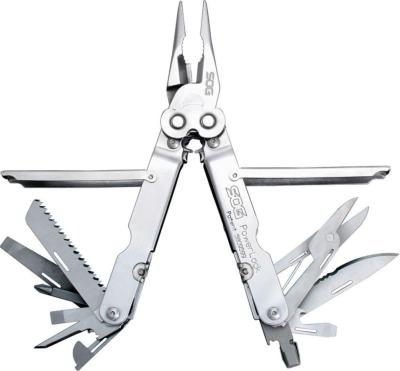  SOGS60NCP — Pince Multi-Fonctions SOG PowerLock Lame Inoxydable Argent Étui Nylon - Livraison Gratuite