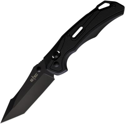 STTS034 Couteau S-TEC Rapid Lock Black Lame Tanto Acier 8Cr14MoV - Livraison Gratuite