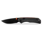 VOSA1622 Couteau Pliant Vosteed Marten 330 Lame Acier 14C28N Manche Micarta Noir Top Liner Lock - Livraison Gratuite